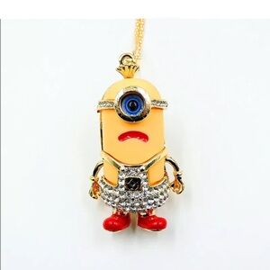 Crystal Minion Necklace